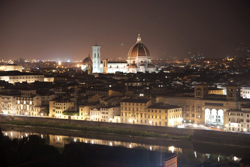 Вид на Дуомо с пьяццале Микеланджело