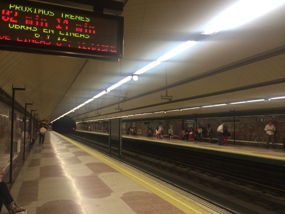Типичная станция мадридского метро