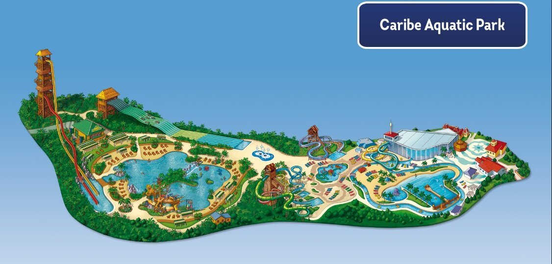 Схема Caribe Aquatic Park