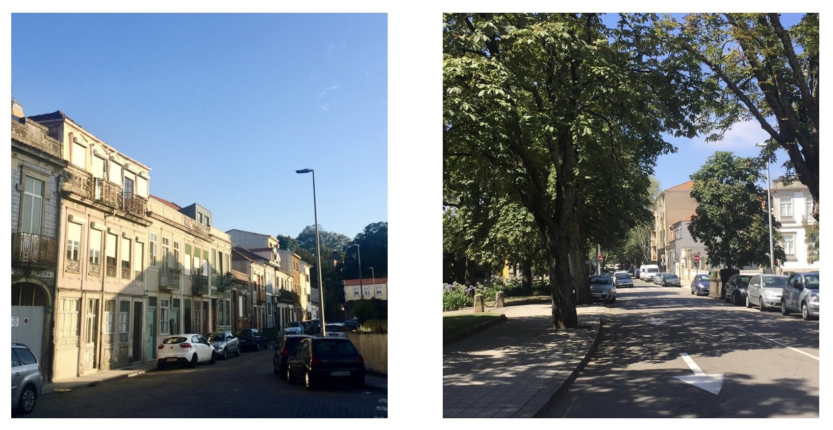 Кое-где в Бонфиме встречается брусчатка, но в целом улицы широкие и современные.