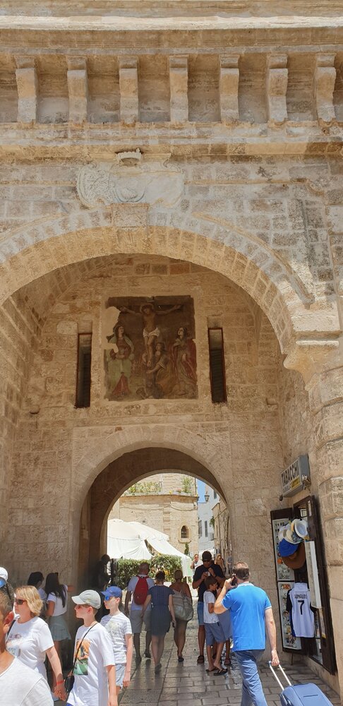 The main gate of Polignano-a-Mare