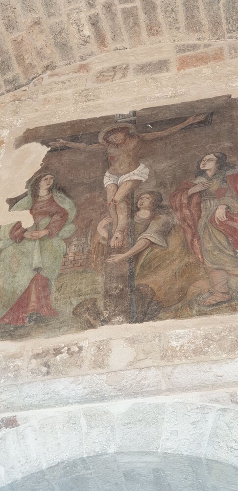 A 16th century fresco in Porta Grande