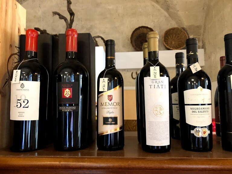 Expensive Puglian wines: 18-30 €