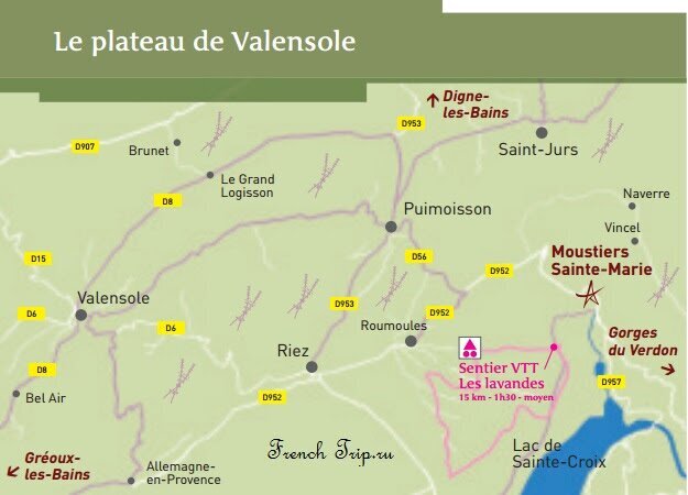 Field map of the Valansol Plateau