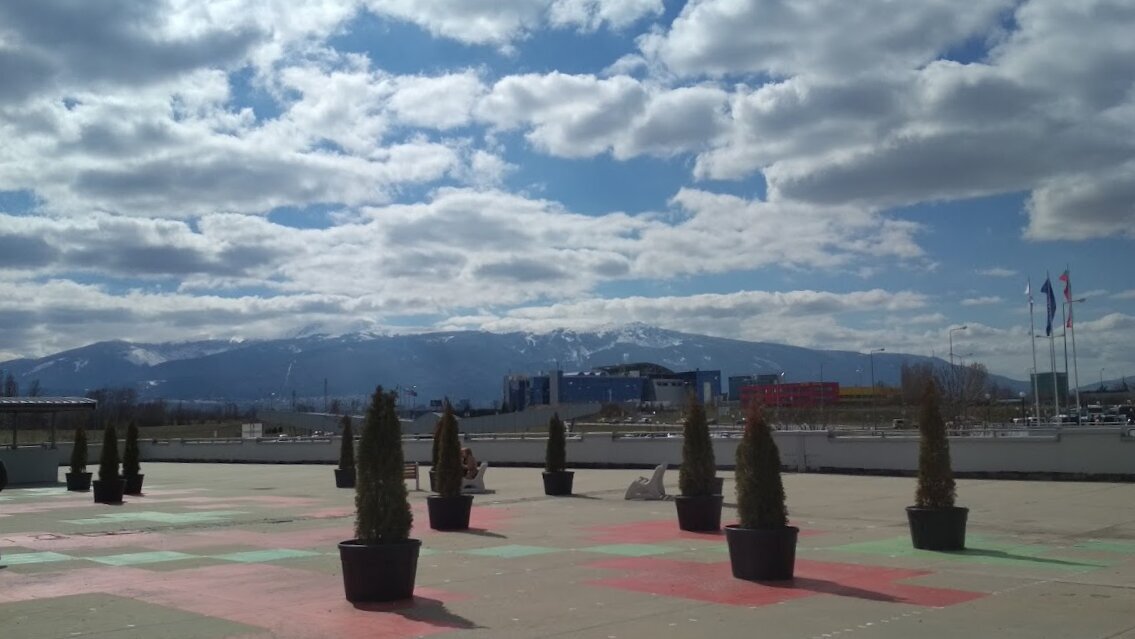 Sofia Airport observation deck