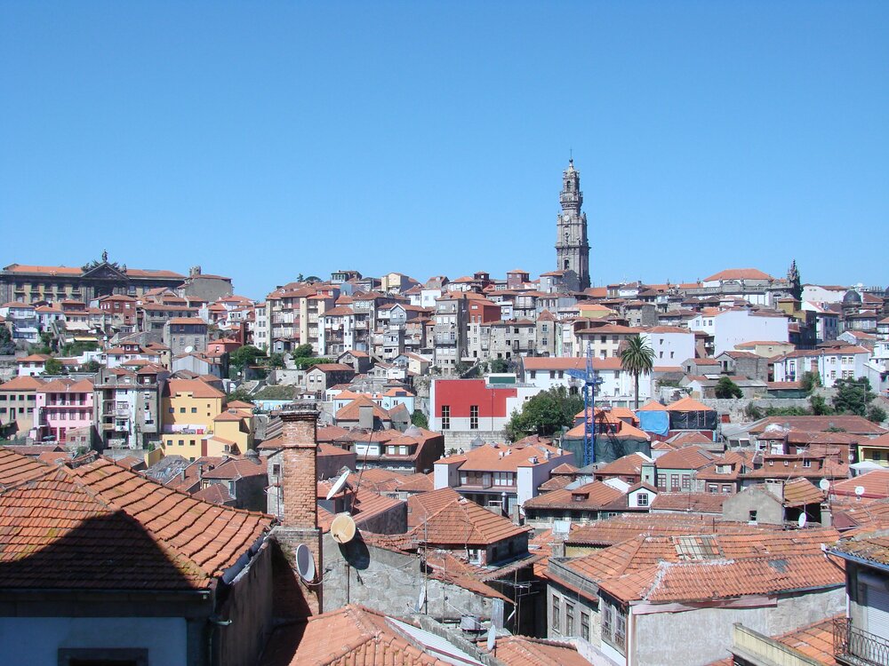 View of Porto from the cathedral platform