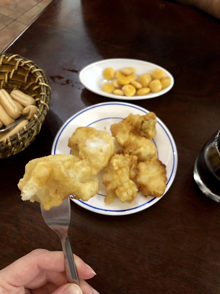 Fried cod (bacalao frito)