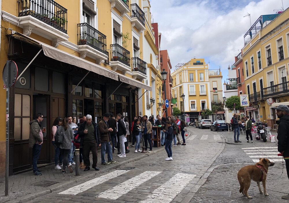 A crowd out front is a sure sign that a tapas bar is good