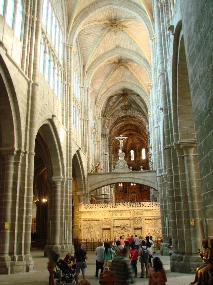 The cathedral inside