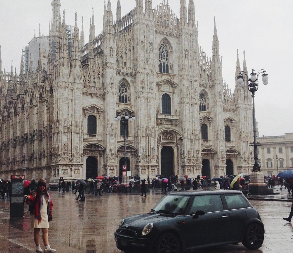 The Duomo on a rainy day
