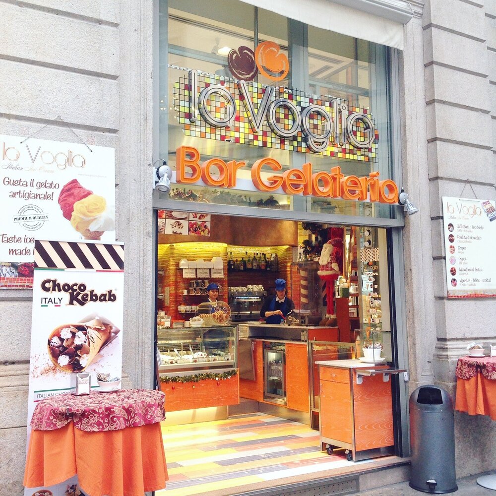 Milanese gelateria