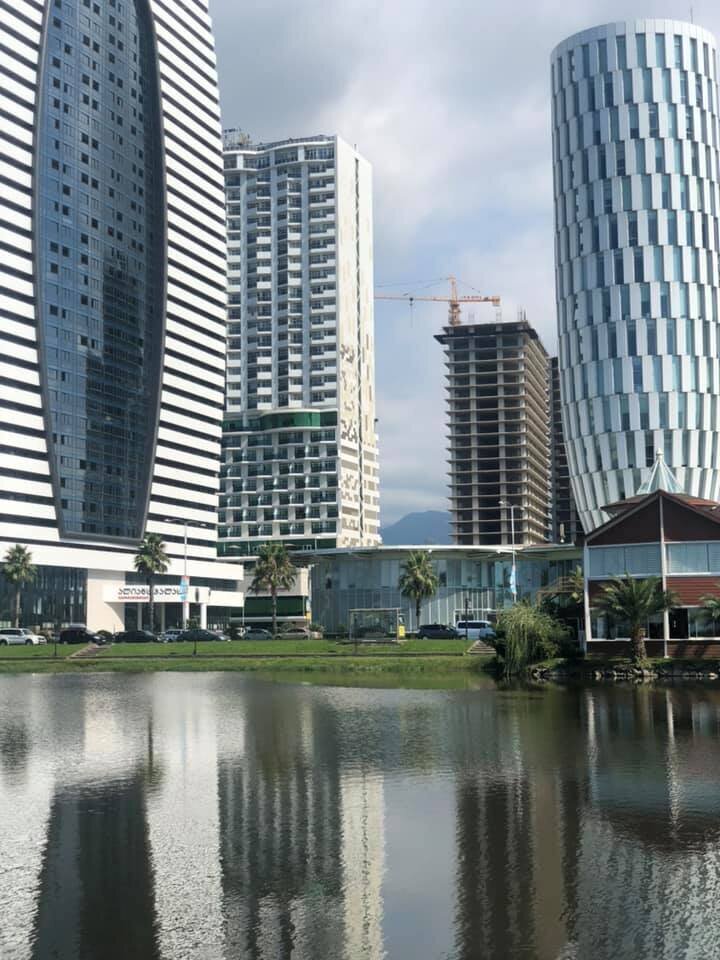 Modern skyscrapers of Batumi