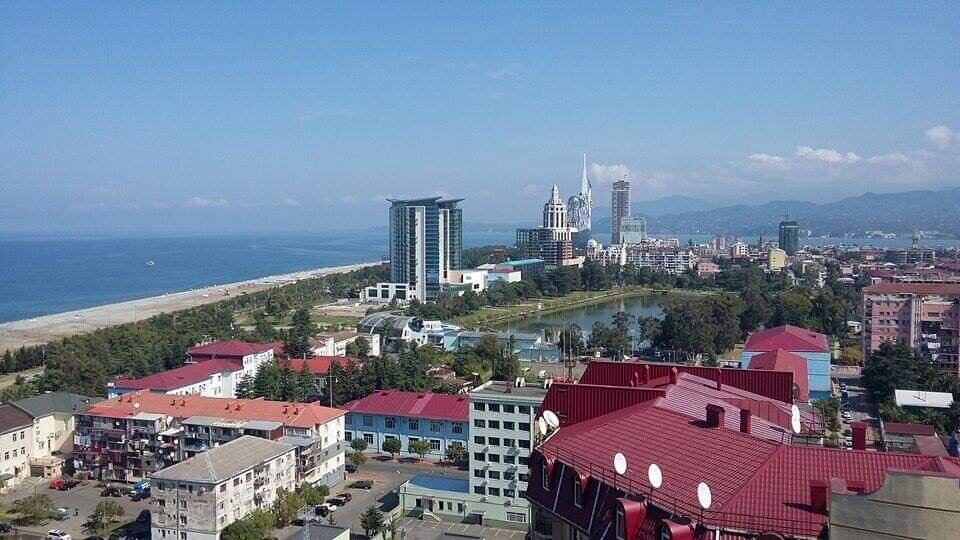 The city from the top of a high-rise