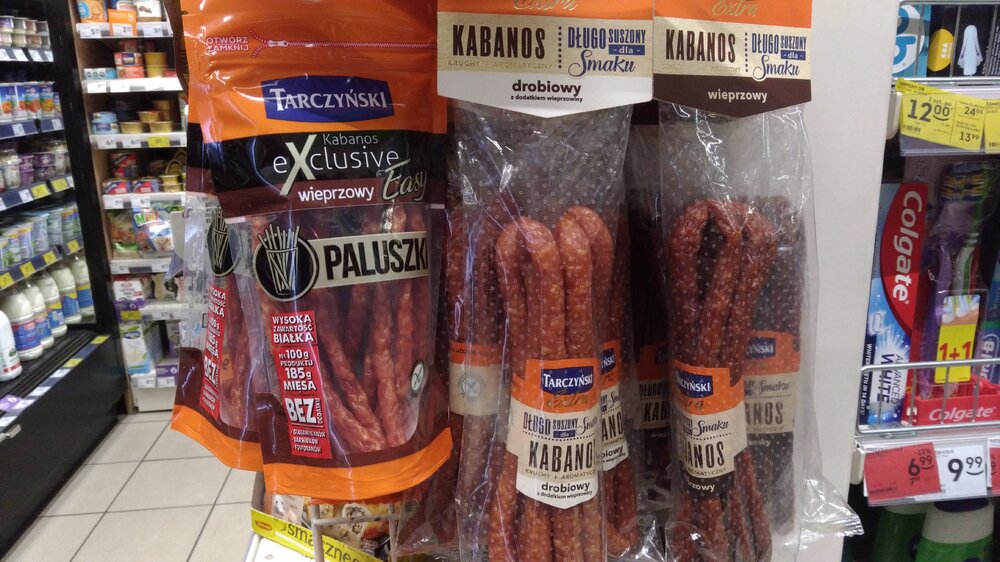 Kabanos in Warsaw stores