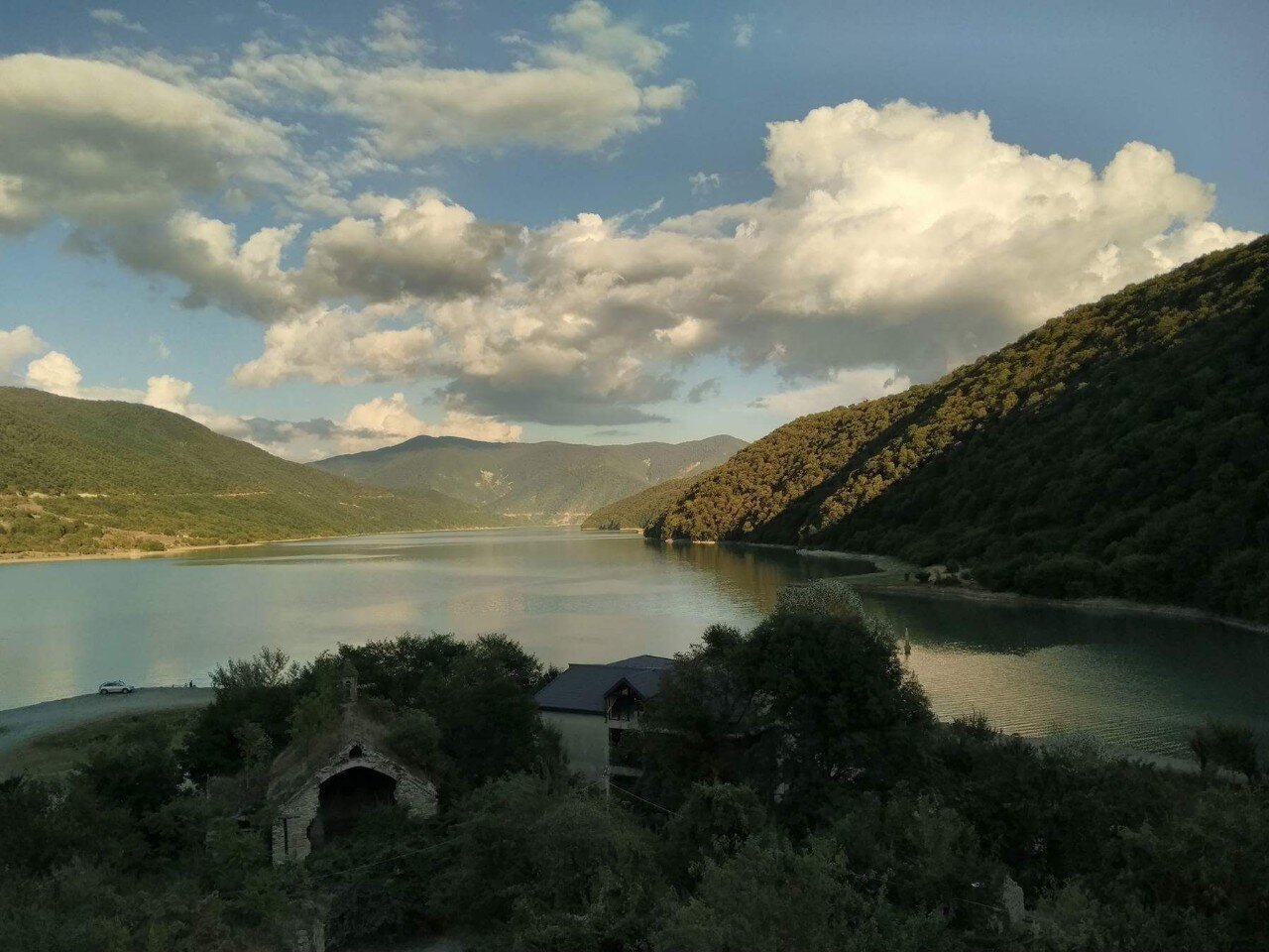 View of the Zhinvali Reservoir