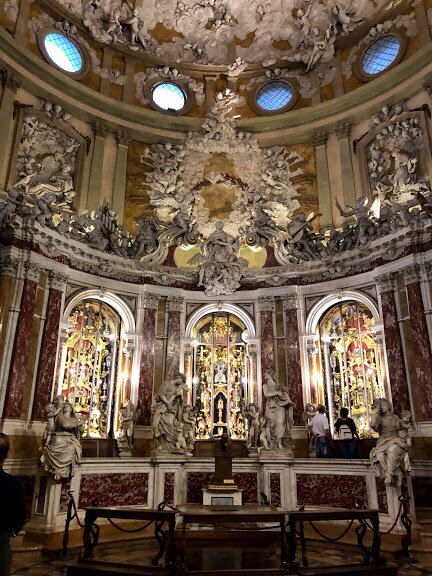 A separate Relics Chapel houses dozens of relics of other saints