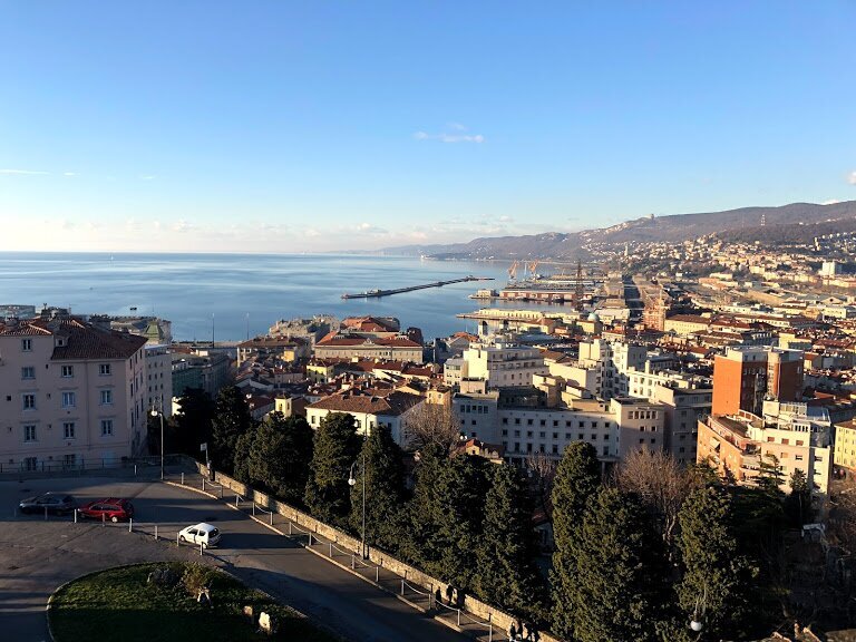 View of the Gulf of Trieste from the castle walls