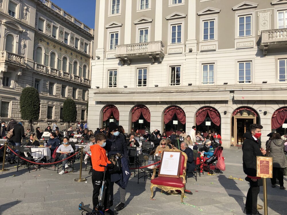 Historical Café in Piazza Unita