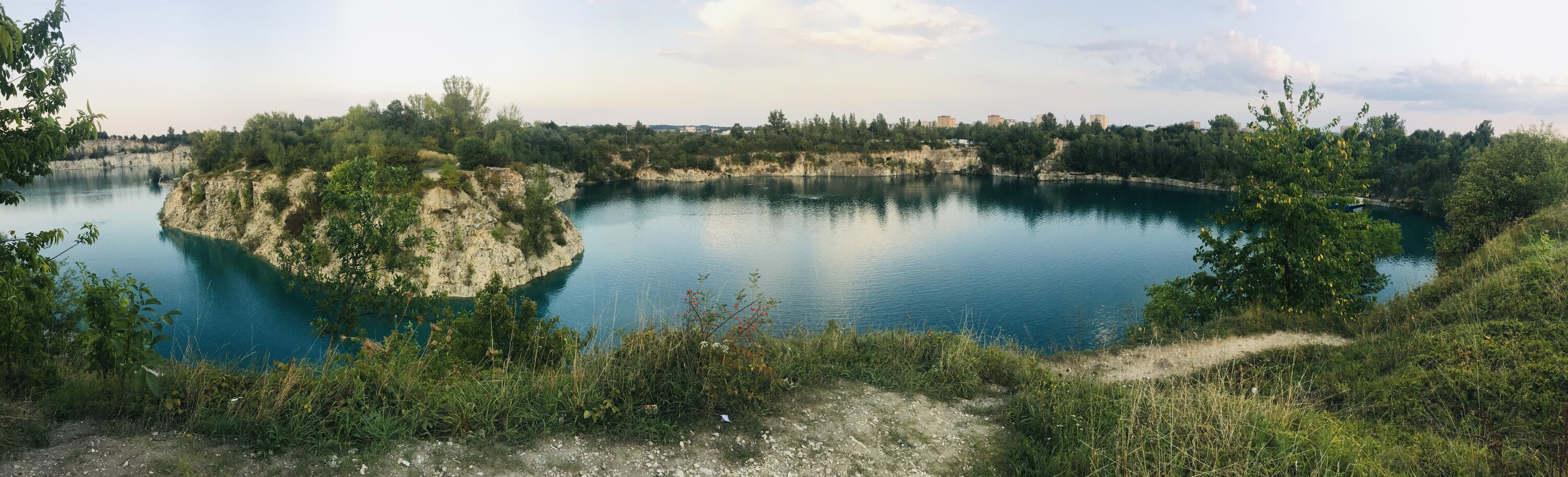 Panorama of Lake Sakrzuwek