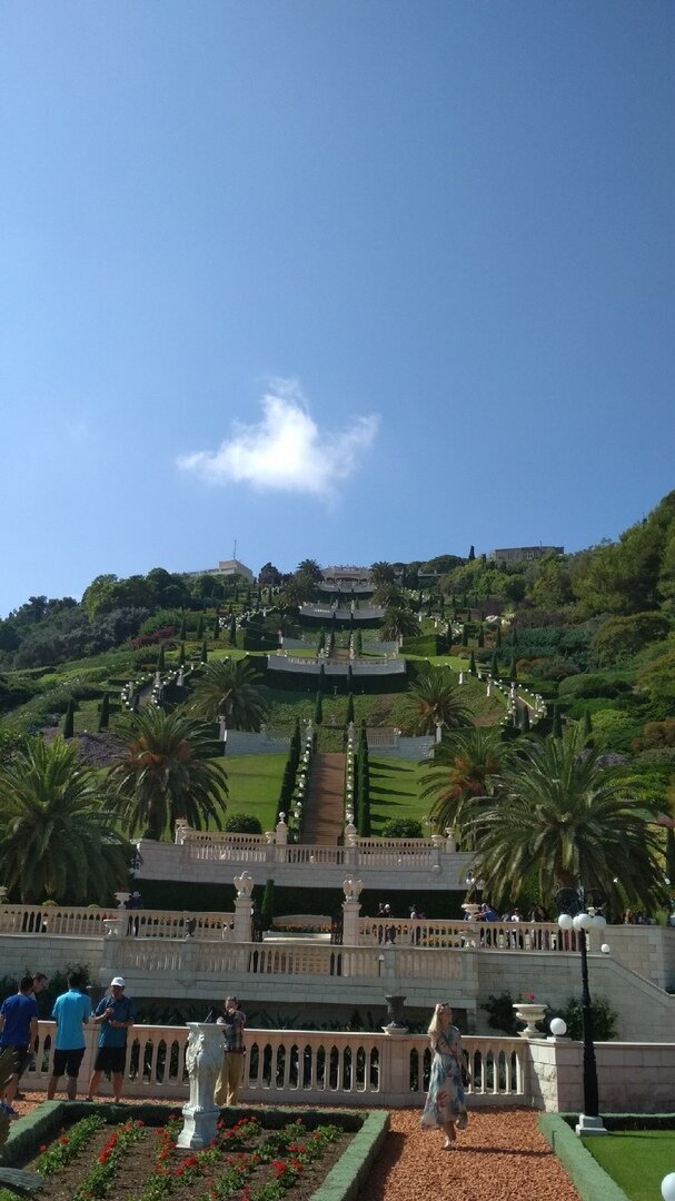 View of the terraces from the tomb