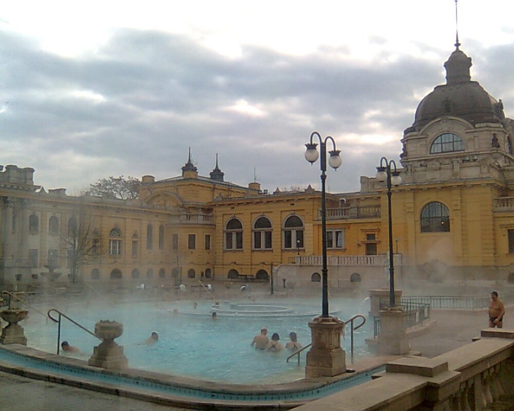 Outdoor swimming pool in Szechenyi