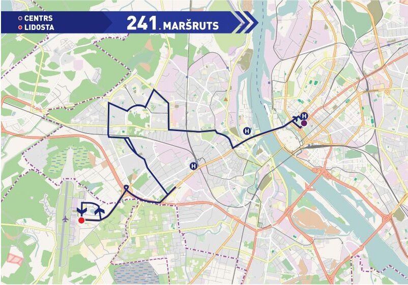 Схема маршрута 241