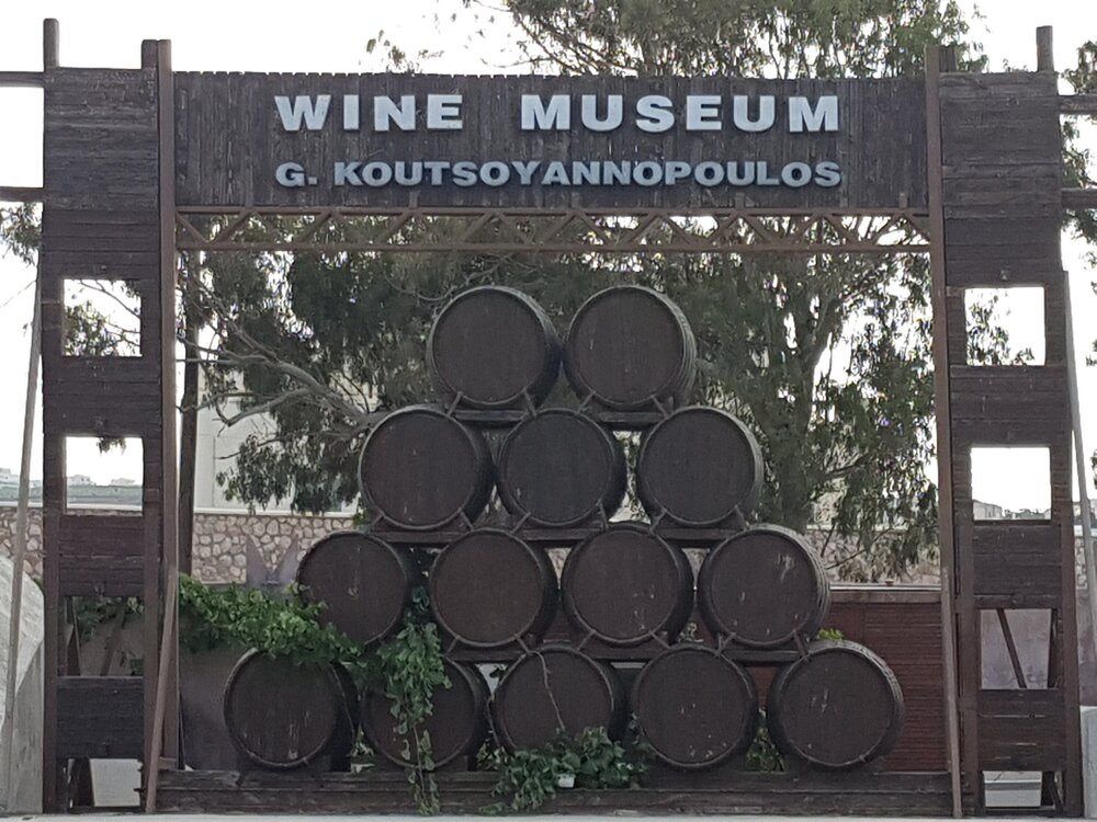 The wine museum is hard to miss from the road
