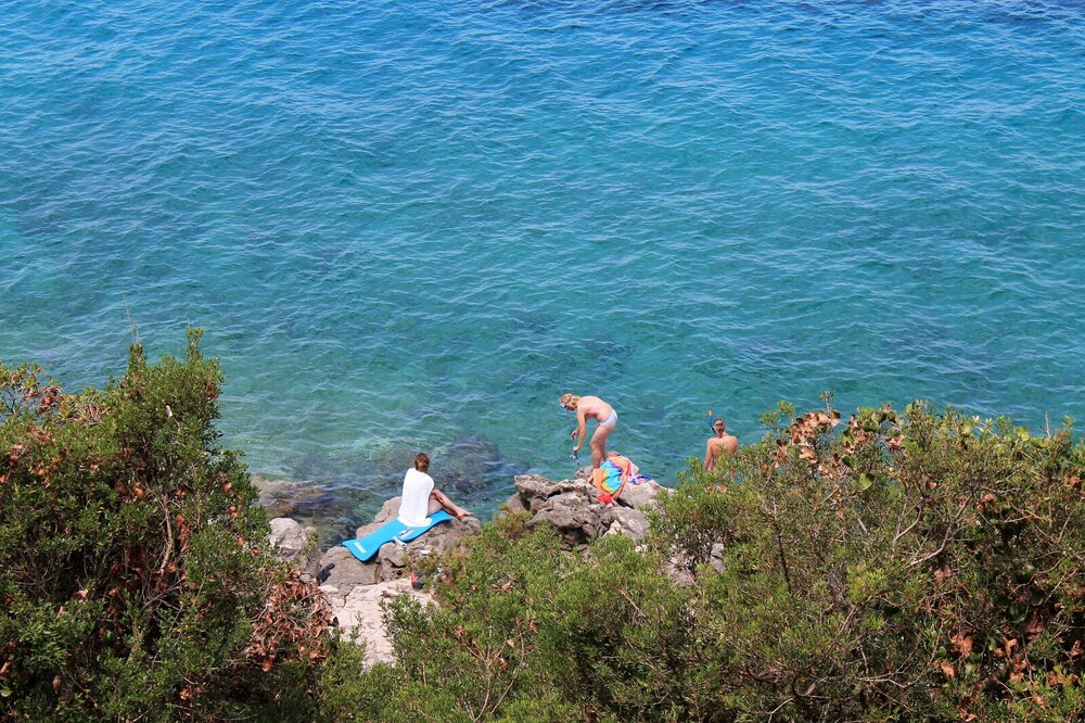 This is what the wild beaches in Dubrovnik look like