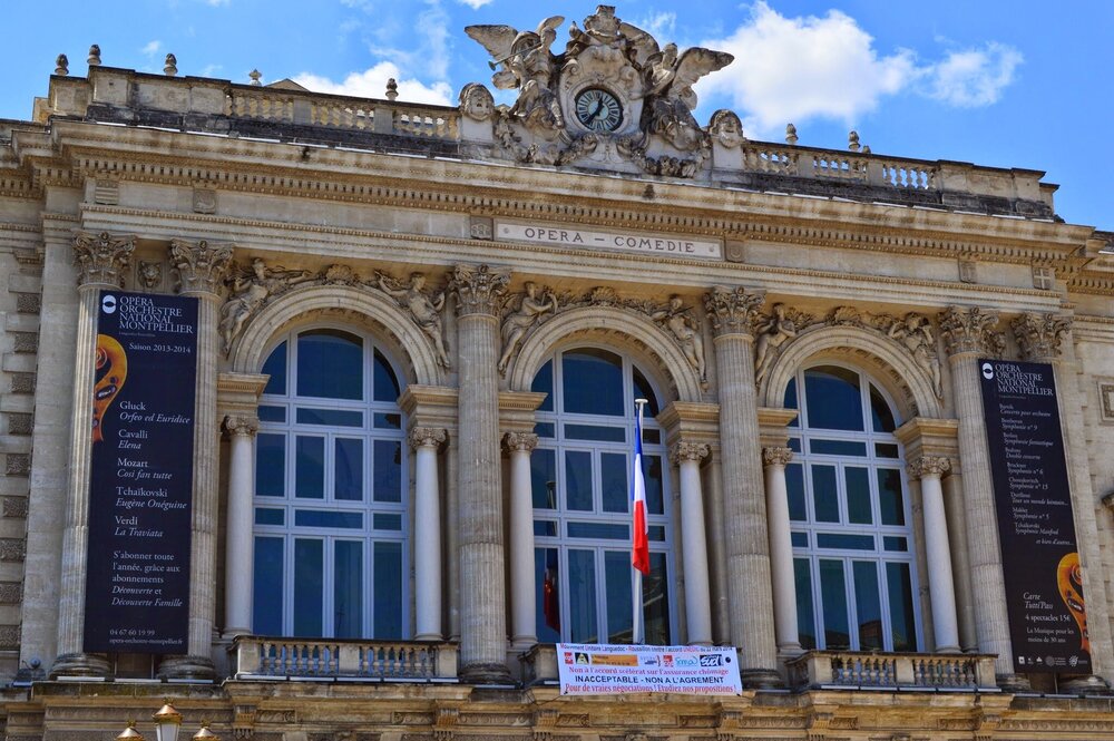 The Opera and Comedy Theater was where Moliere staged his play.