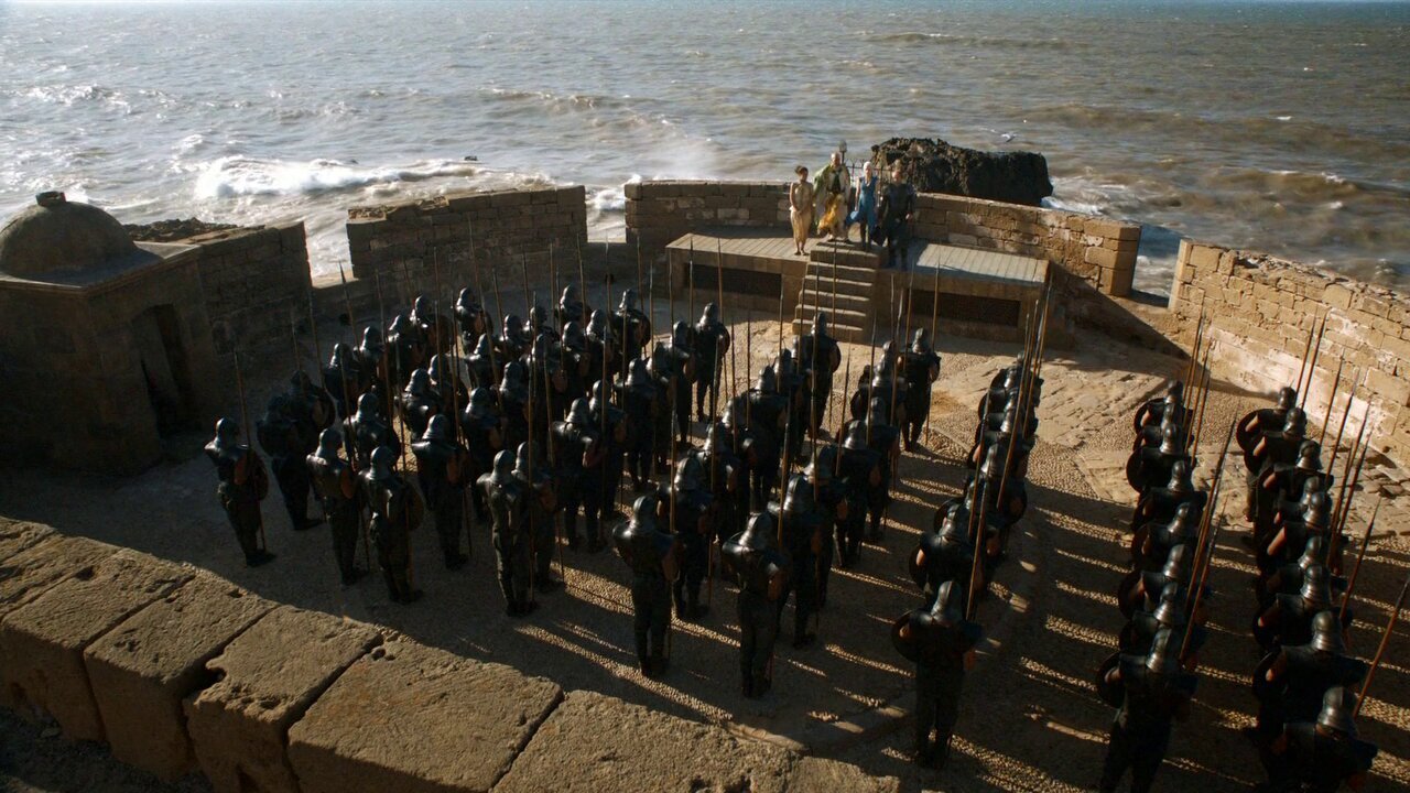 A still from "Game of Thrones" at the fortress of Essaouira