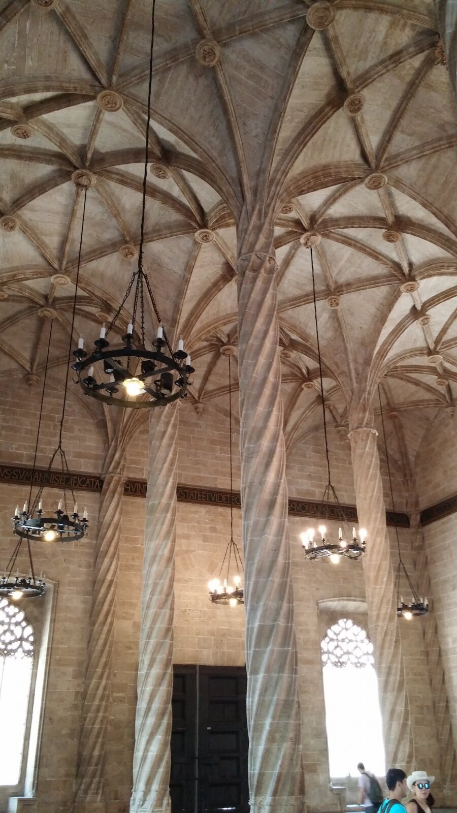 The Gothic vaults of the Silk Exchange