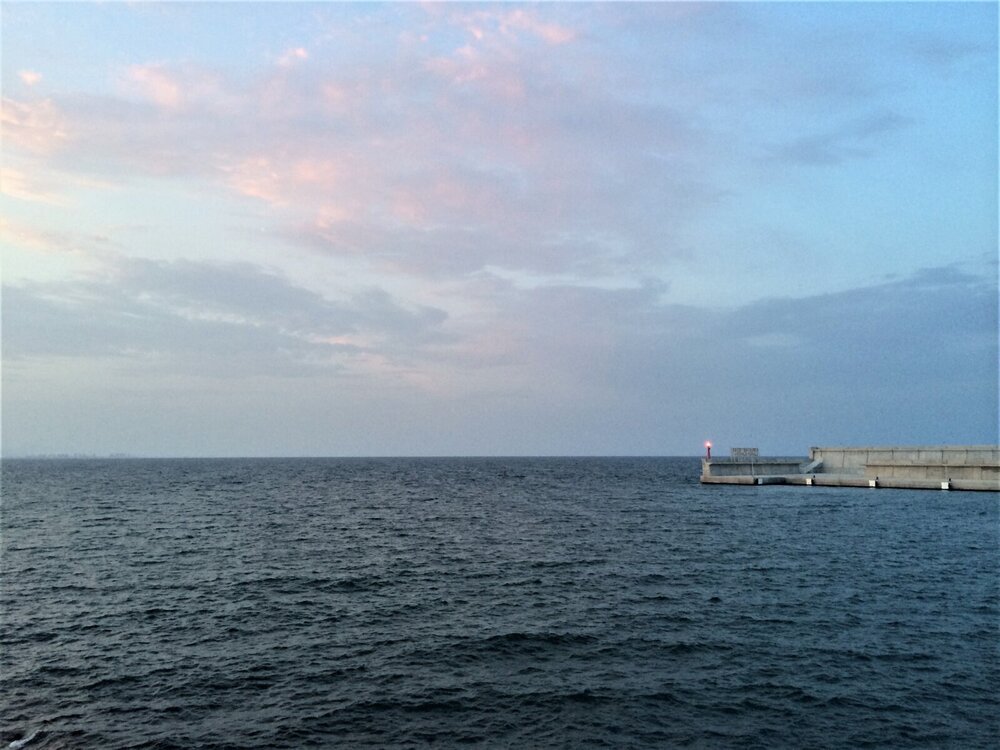 The harbor pier