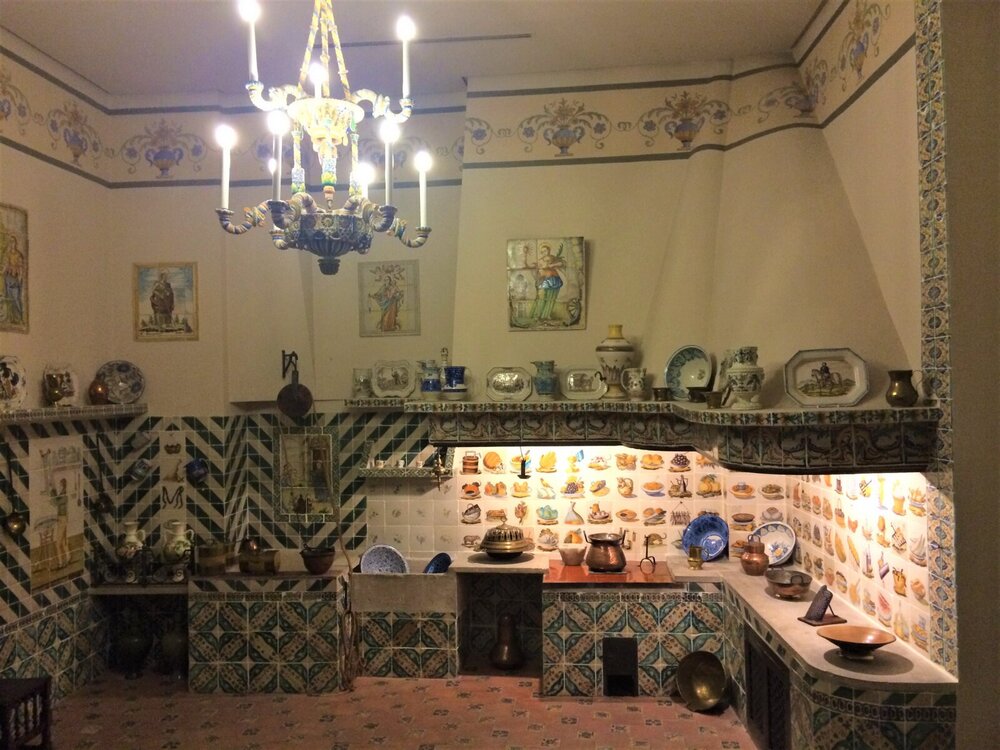 The kitchen of the palace of the Marquis of Dos Aguas.