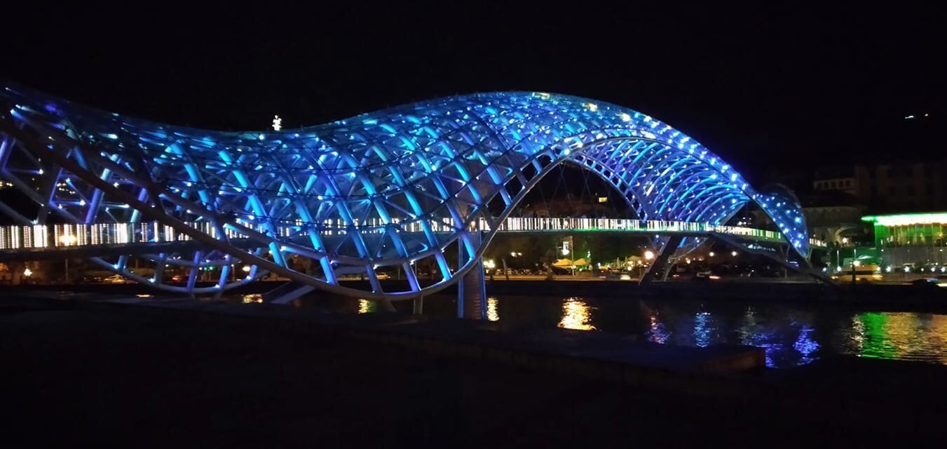 Peace Bridge in Tbilisi