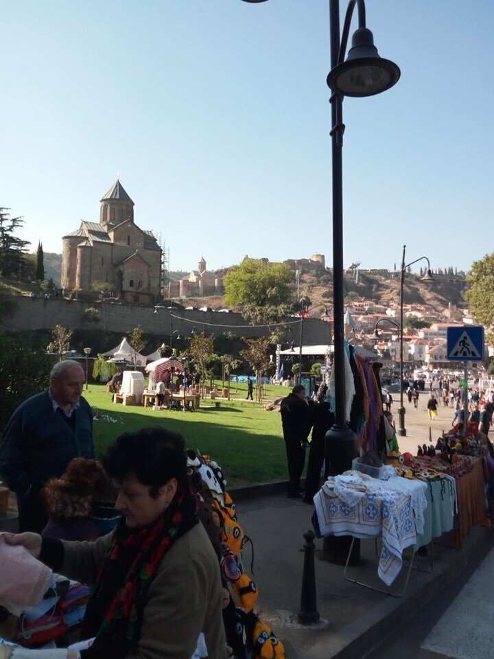 Europe Square in Tbilisi