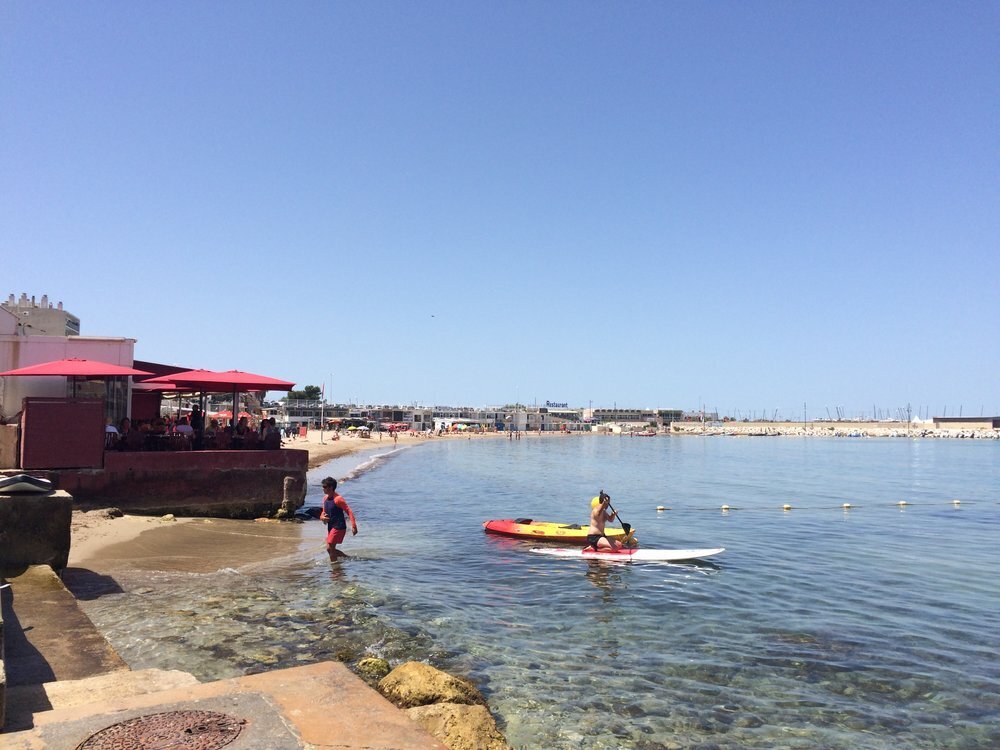 Pointe Rouge beach in Marseille