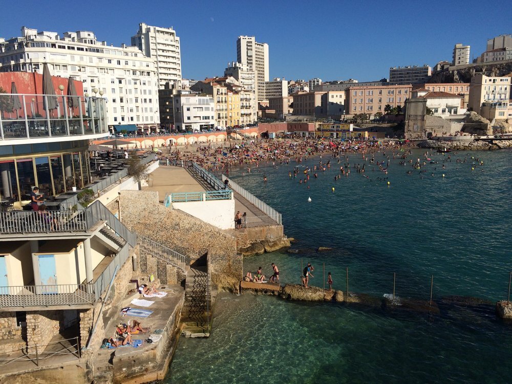 Catalan Beach in Marseille