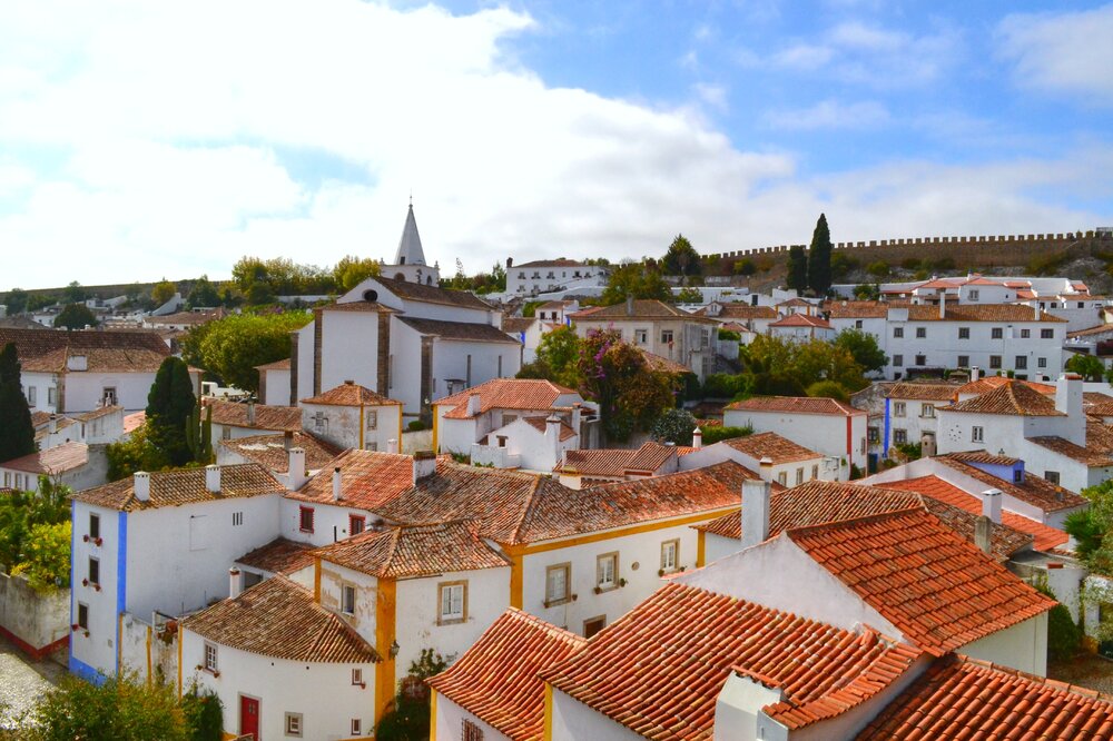 The white-washed houses of Obidusz