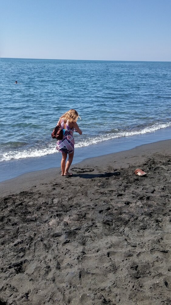 Free stretch of beach in Ladispoli