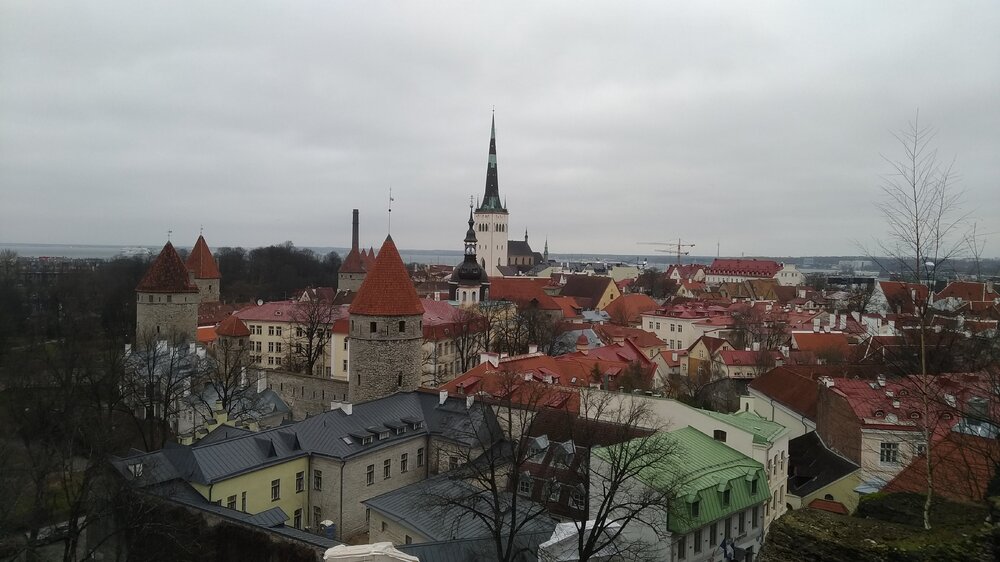 View of Tallinn from the Patkuli observation deck