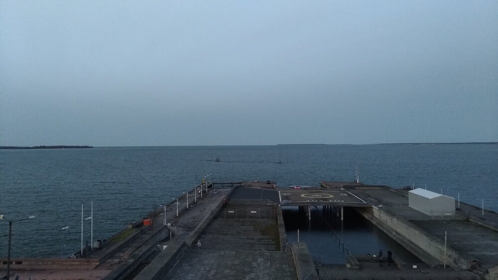 A view of the bay from one of the middle floors of Gorhall