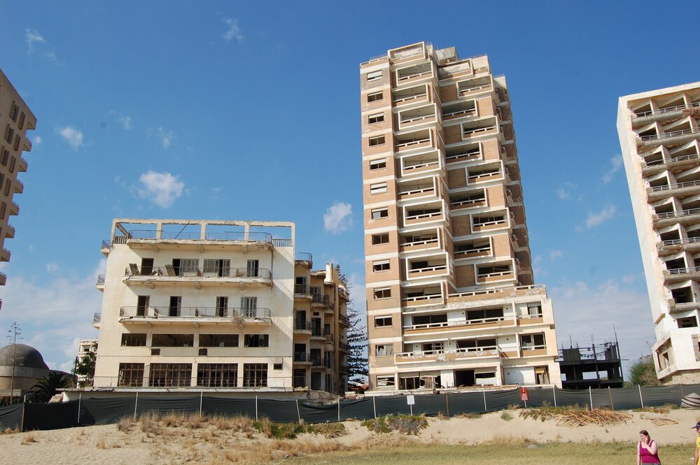 The crumbling hotels of Varosha