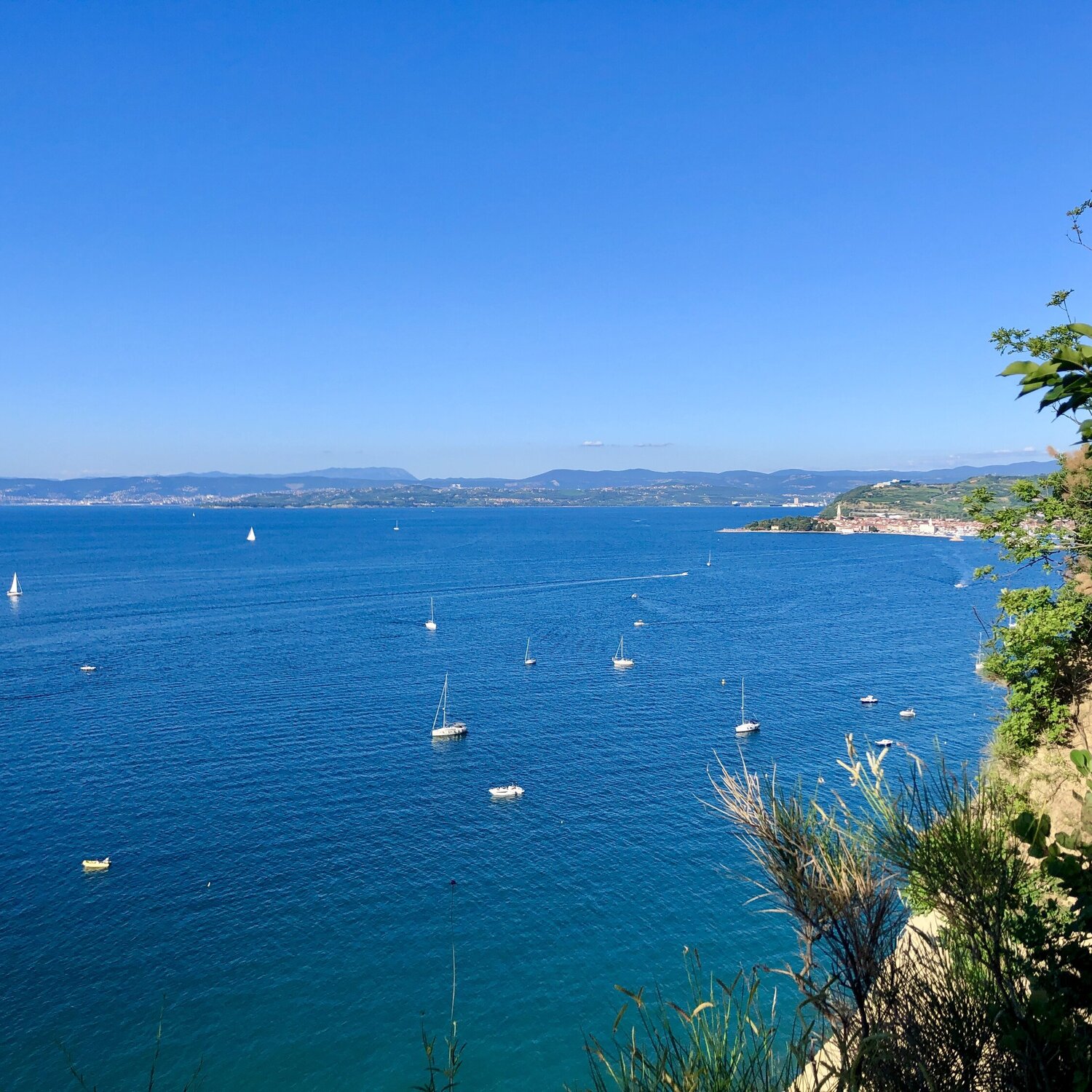 Beaches on the Adriatic coast of Slovenia