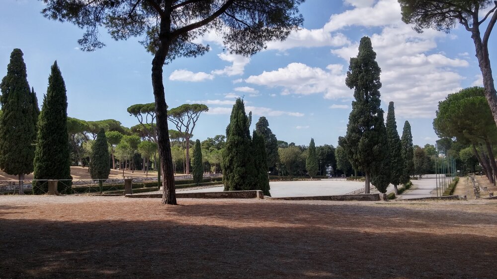 In the park of Villa Borghese you can