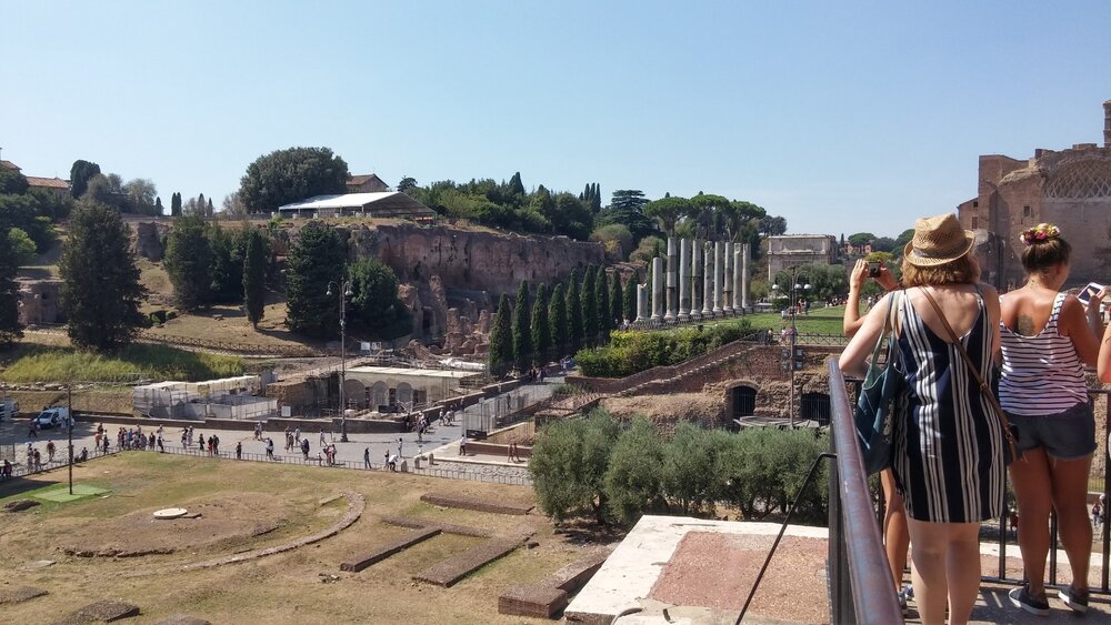 A picturesque ruin remains of the forum