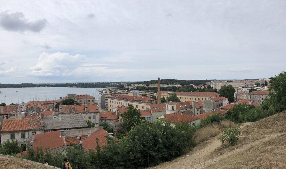 View of the city from the walls of the fortress