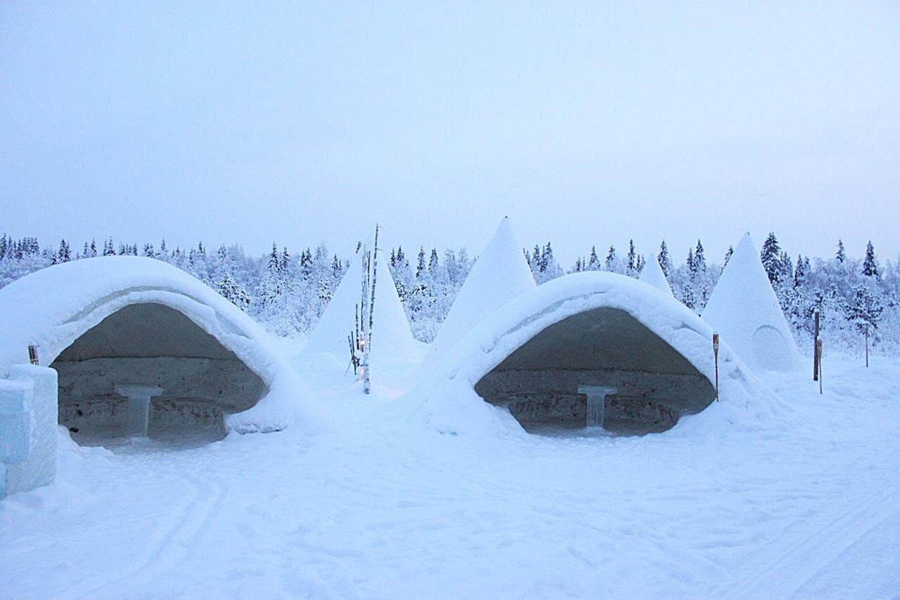 Новый год в Лапландии деревня СантаКлауса, Северное сияние и хаски