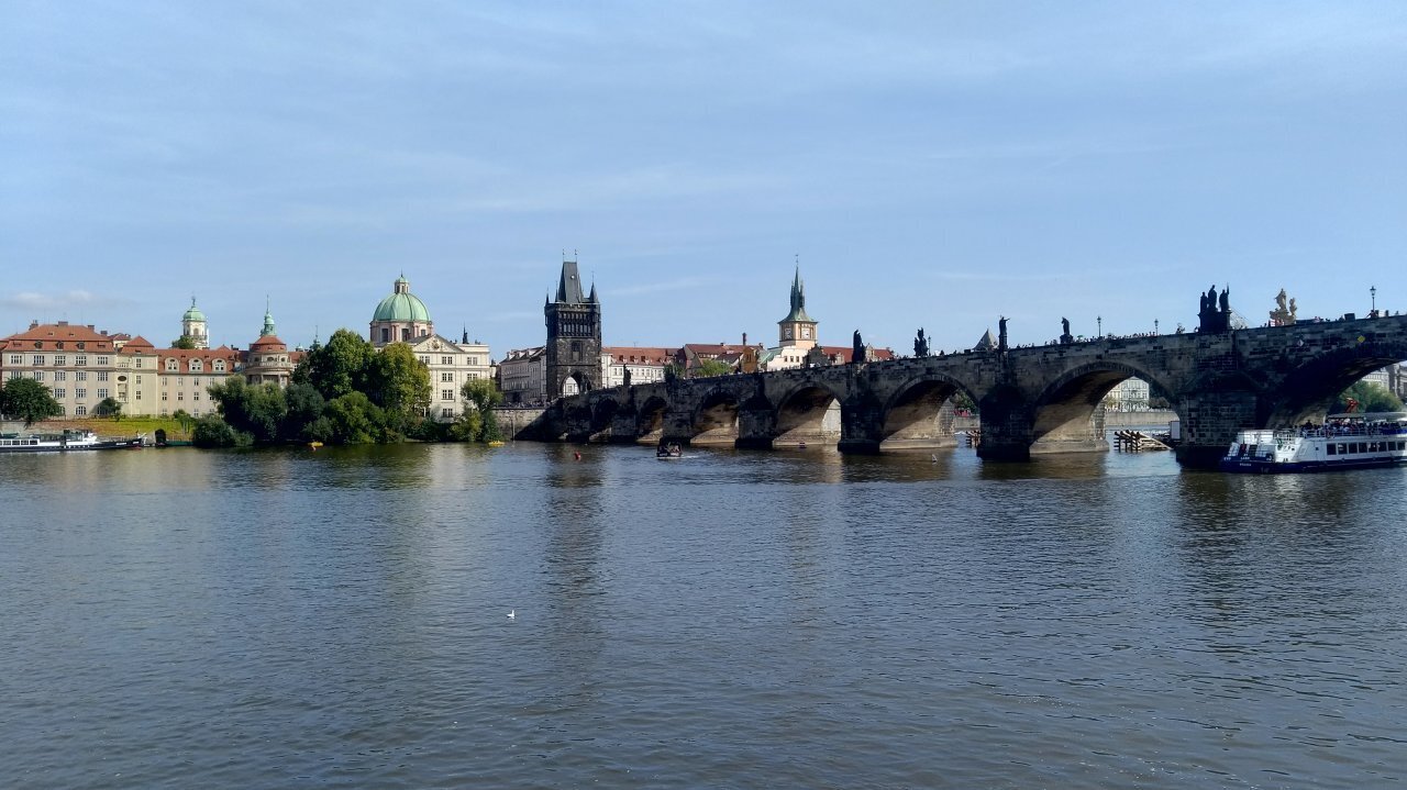 Legends and statues of Charles Bridge in Prague
