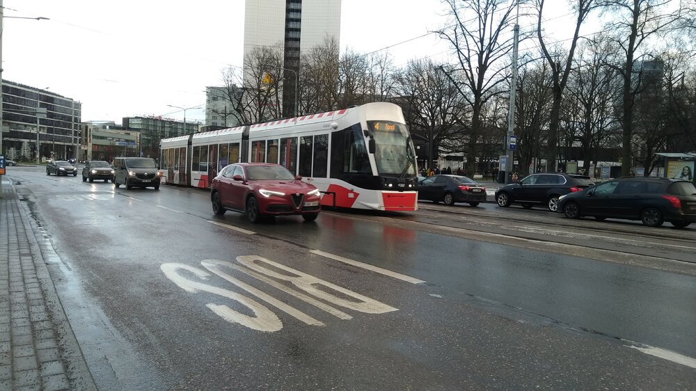 Streetcar in Tallinn