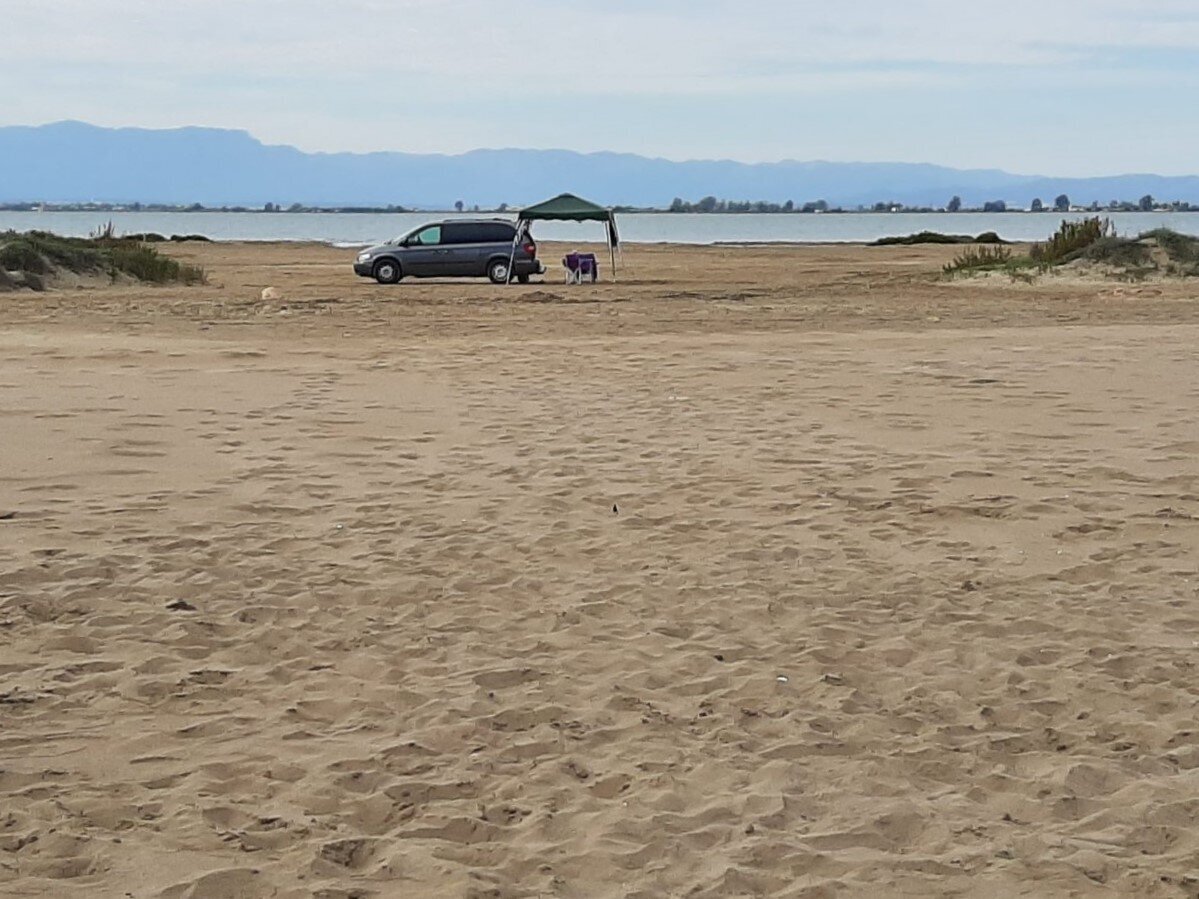 Песчаная коса с диким пляжем Playa del Trabucador